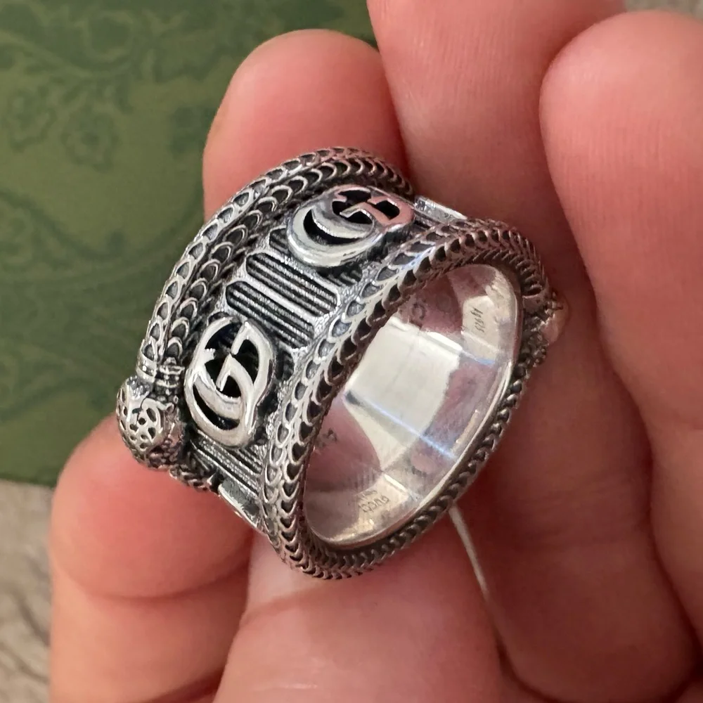 Gucci Silver Ring size 6 - Picture 3 of 9